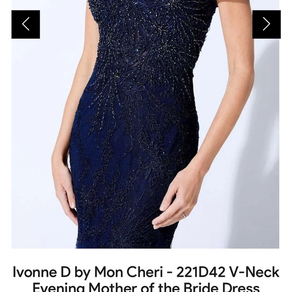 Mother of the bride evening gown.